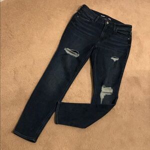 Old Navy Mid-Rise Rockstar Super Skinny Jeans in Size 8